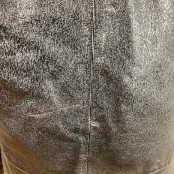 GENUINE LEATHER BROWN JACKET OLD EL PASO XL - Picture 8 of 10